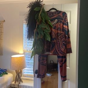 Maui Demigod Moana Costume with accessories